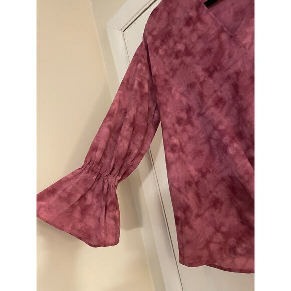 Juicy Couture bell sleeve front tie retro hippie fairy whimsical Y2K top small - Picture 3 of 9